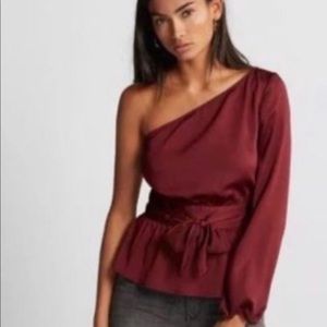 One shoulder blouse